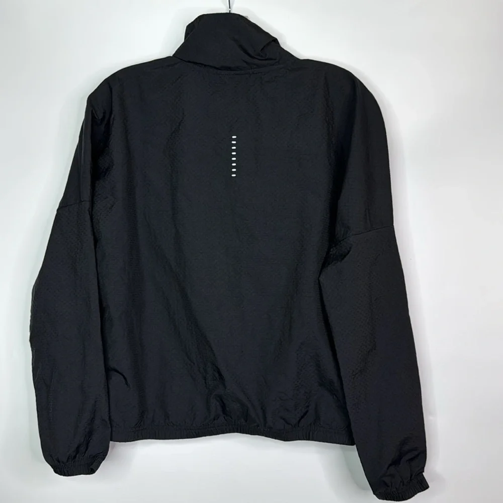 Nike Epic Training Track Pullover Black Running Jacket Size XS